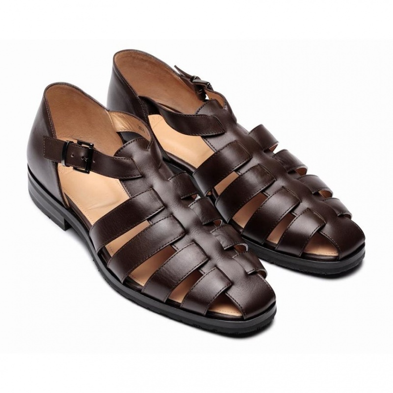 Paraboot Ferret Sandaler Herr Mörkbruna | AOS-015283
