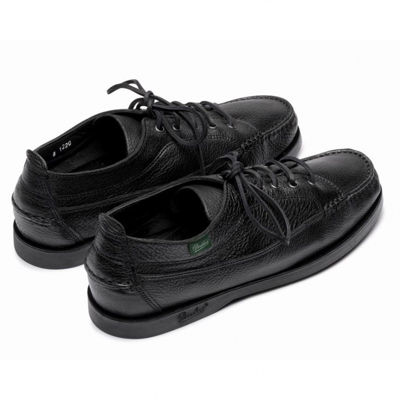Paraboot Malibu Båtskor Herr Svarta | XGW-681305