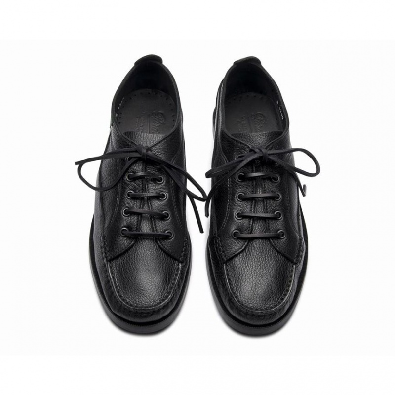 Paraboot Malibu Båtskor Herr Svarta | XGW-681305
